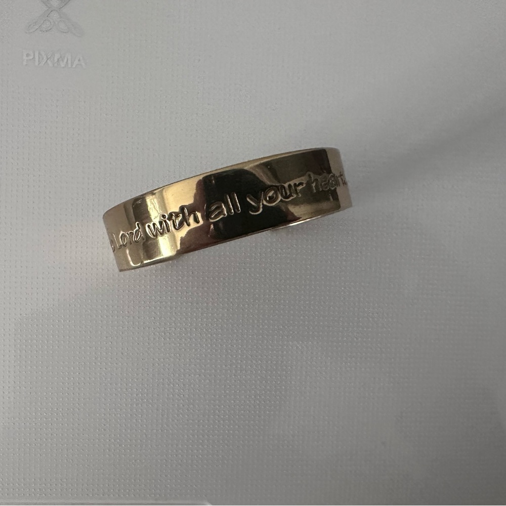 Gold Rustic Cuff - Picture 3 of 5